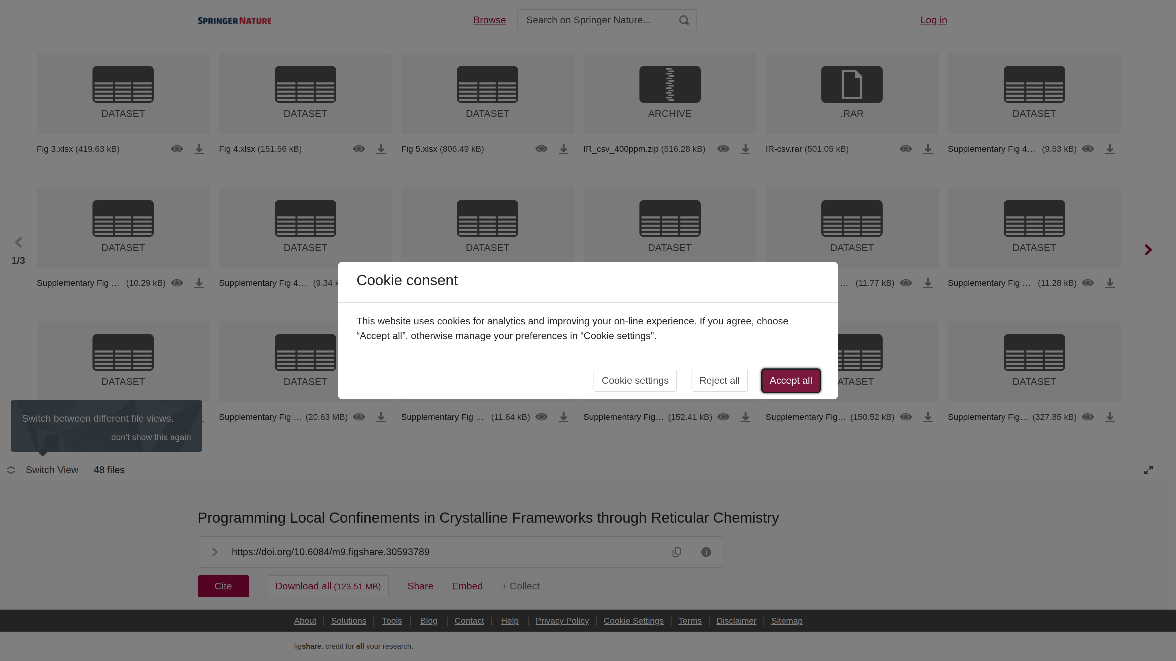 Item - Programming Local Confinements in Crystalline Frameworks through Reticular Chemistry - Springer Nature - Figshare