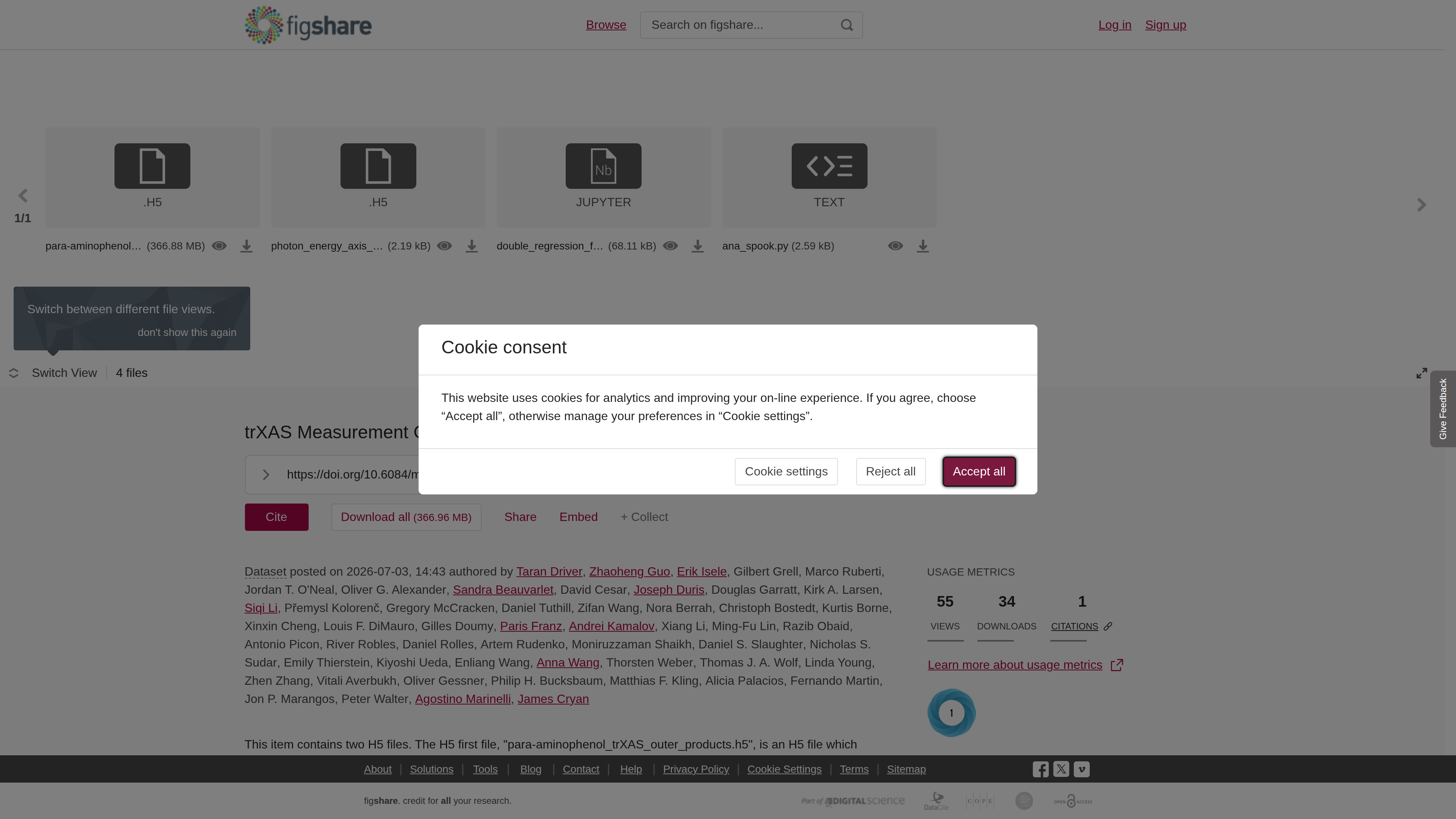 Item - trXAS Measurement Outer Products and Example Computer Code - figshare - Figshare