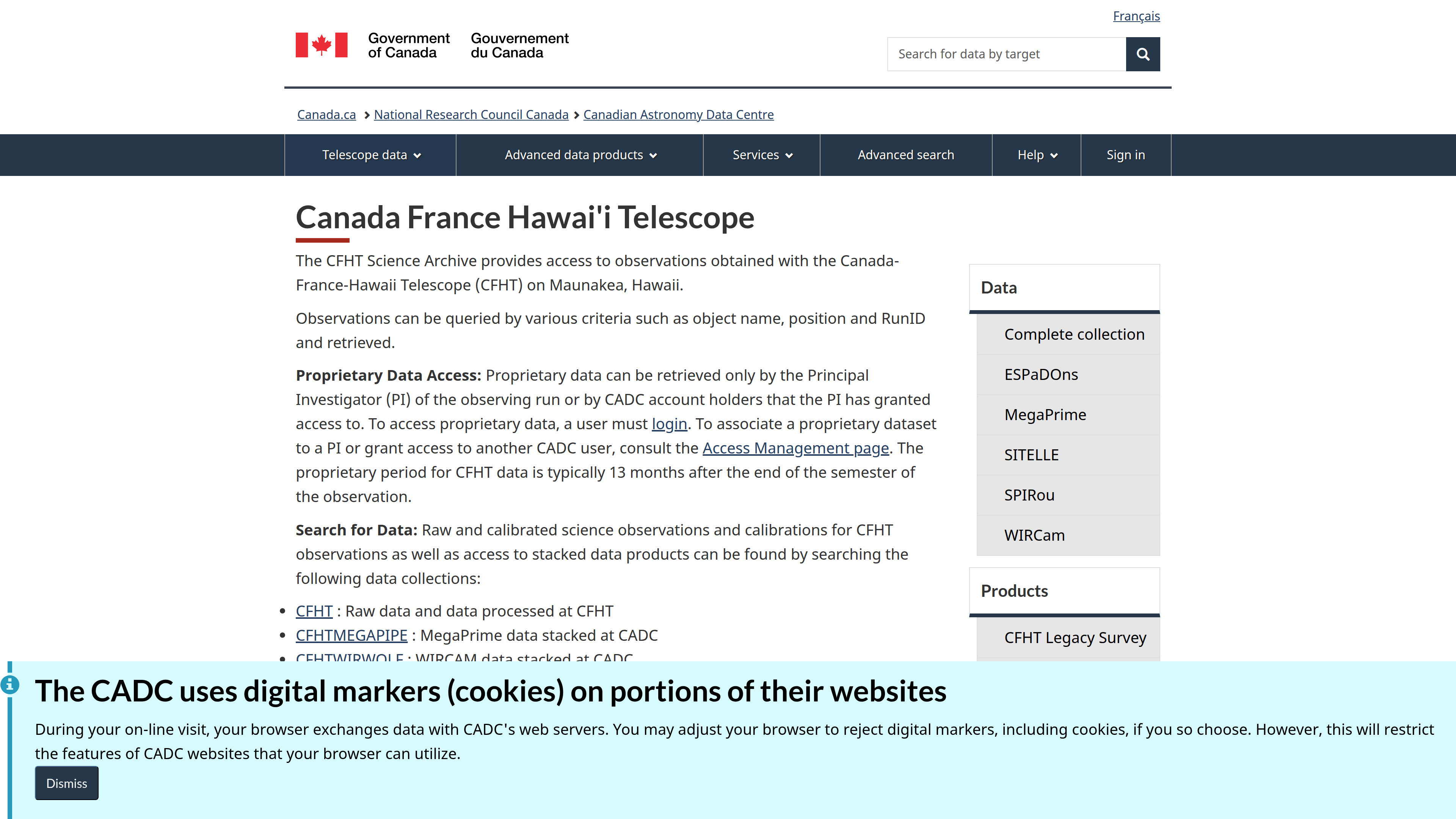 The CFHT Science Archive