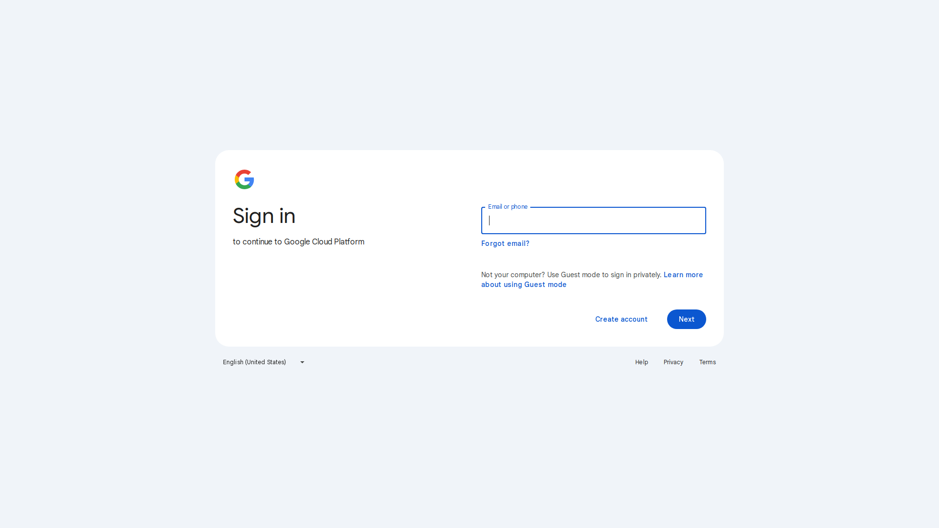 Google Cloud Platform